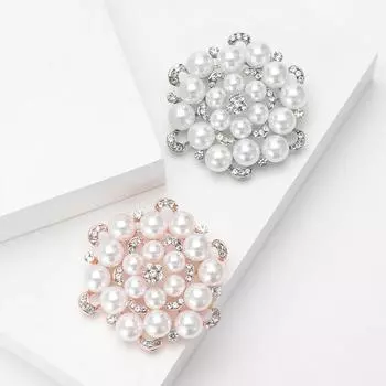 Классический сплав жемчуга набор брошь элегантный темперамент женский костюм кардиган корсаж украшение булавка