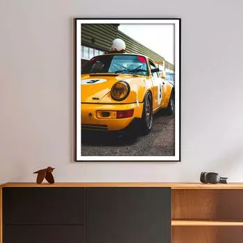 Классический супер спортивный автомобиль 911 винтажный принт ретро постеры холст живопись искусство дом для гостиной роскошный магазин Настенный декор 21x30cm No Frame