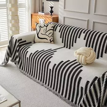 Классический толстый мягкий шенилловый диванный полотенце нескользящий цельный чехол для диванной подушки роскошный всесезонный универсальный диванный чехол 180x130