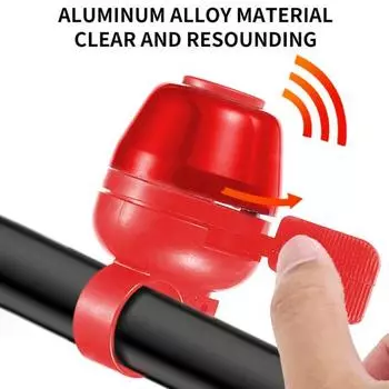 Классический велосипедный колокольчик из алюминиевого сплава, установленный на руле, прозрачный, четкий, громкий, универсальный, MTB, дорожный горный велосипед, рожок, аксессуары для велосипеда золотистый