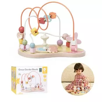 Классический World Grace Garden Beads Looping Bead Coaster Toy Bead Maze Educational Toy Baby 1 Year Old Girl 1.5 (CL20189)