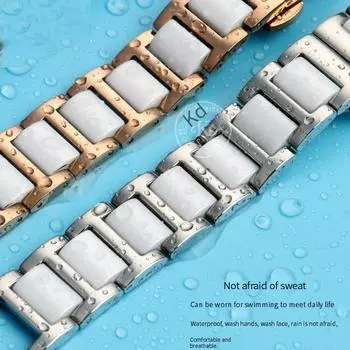 Классический высококачественный керамический ремешок для часов GC MK, модный керамический браслет с насечками для Folli Follie 20*11 мм 18*10 мм 16*8 мм 16-8mm