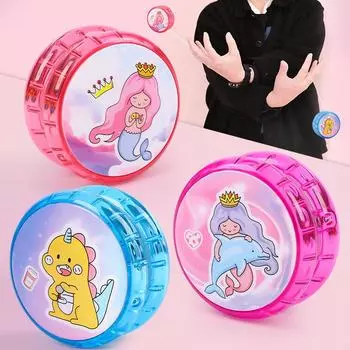 Классический забавный светящийся мяч йо-йо игрушка йо-йо детские игрушки детский светящийся инструмент для вечеринки зелёный