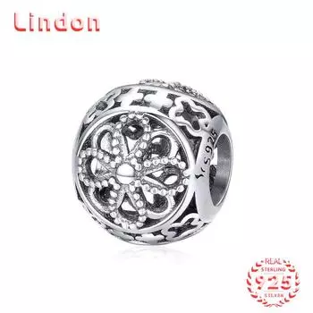 Классический женский браслет из стерлингового серебра 925 пробы, ожерелье, кулон с цирконом, модный подарок серебряный