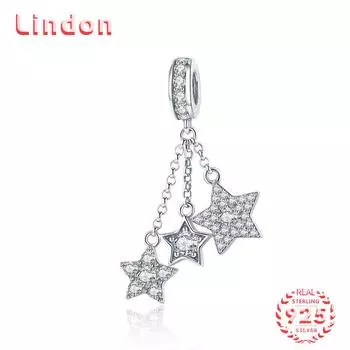 Классический женский браслет из стерлингового серебра 925 пробы, ожерелье, кулон с цирконом, модный подарок серебряный