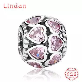 Классический женский браслет из стерлингового серебра 925 пробы, ожерелье, кулон с цирконом, модный подарок