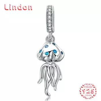 Классический женский браслет из стерлингового серебра 925 пробы, ожерелье, кулон с цирконом, модный подарок серебряный