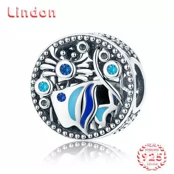 Классический женский браслет из стерлингового серебра 925 пробы, ожерелье, кулон с цирконом, модный подарок