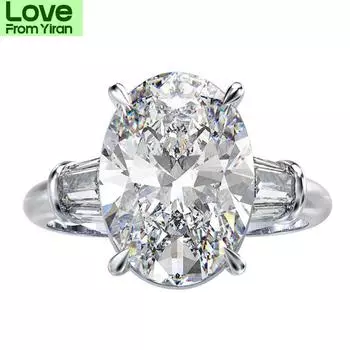 Классическое 100% серебро 925 пробы с цитрином, драгоценным камнем, камнем для помолвки, бриллиантами, ювелирные изделия оптом 9 красный