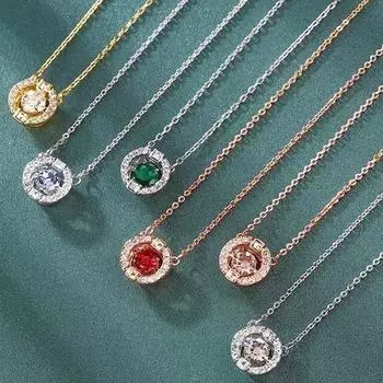 Классическое бьющееся сердце с использованием кристаллических элементов, умное ожерелье для женщин, изысканное высококачественное ожерелье, ювелирное изделие, подарок