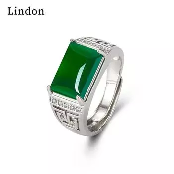 Классическое кольцо из медного сплава Lindon с цирконием, ювелирные изделия для джентльмена, свадебный подарок для вечеринки