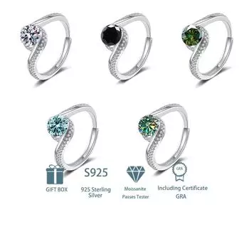 Классическое кольцо из стерлингового серебра 925 пробы 7А с цирконом и муассанитом Tancision для женщин, ювелирные изделия, подарки для свадебной вечеринки розовый