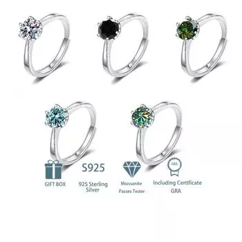 Классическое кольцо из стерлингового серебра 925 пробы 7А с цирконом и муассанитом Tancision для женщин, ювелирные изделия, подарки для свадебной вечеринки белый