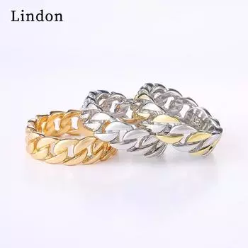 Классическое кольцо Lindon для женщин с цирконом круглой формы, подарок на свадьбу, размер 6-10 6 серебряный