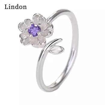 Классическое кольцо Lindon из медного сплава с цирконием, женские ювелирные изделия, свадебный подарок для вечеринки