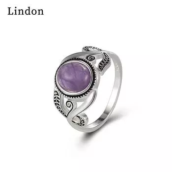 Классическое кольцо Lindon из медного сплава с цирконием, женские ювелирные изделия, свадебный подарок для вечеринки 6 серебряный