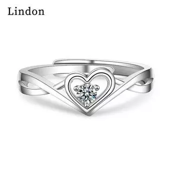 Классическое кольцо Lindon из медного сплава с цирконием, женские ювелирные изделия, свадебный подарок для вечеринки