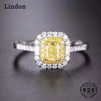 Классическое кольцо Lindon из медного сплава с цирконием, женские ювелирные изделия, свадебный подарок для вечеринки