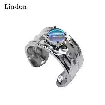 Классическое кольцо Lindon из медного сплава с цирконием, женские ювелирные изделия, свадебный подарок для вечеринки серебряный