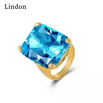Классическое кольцо Lindon из медного сплава с цирконием, женские ювелирные изделия, свадебный подарок для вечеринки 6