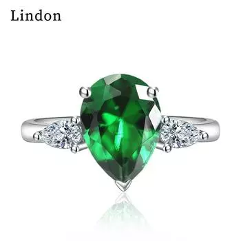 Классическое кольцо Lindon из медного сплава с цирконием, женские ювелирные изделия, свадебный подарок для вечеринки