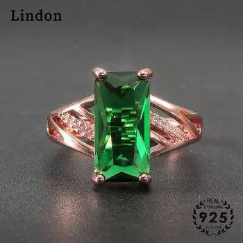 Классическое кольцо Lindon из медного сплава с цирконием, женские ювелирные изделия, свадебный подарок для вечеринки