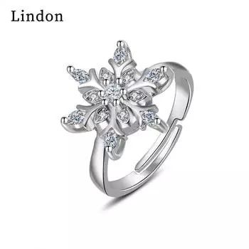 Классическое кольцо Lindon из медного сплава с цирконием, женские ювелирные изделия, свадебный подарок для вечеринки
