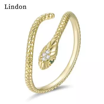Классическое кольцо Lindon из медного сплава с цирконием, женские ювелирные изделия, свадебный подарок для вечеринки серебряный