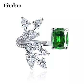 Классическое кольцо Lindon из медного сплава с цирконием, женские ювелирные изделия, свадебный подарок для вечеринки