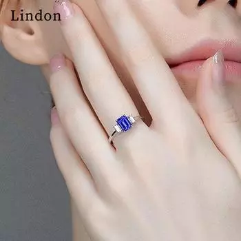 Классическое кольцо Lindon из медного сплава с цирконом, женские ювелирные изделия, свадебный подарок, вечеринка