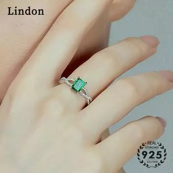 Классическое кольцо Lindon из медного сплава с цирконием, женские ювелирные изделия, свадебный подарок для вечеринки