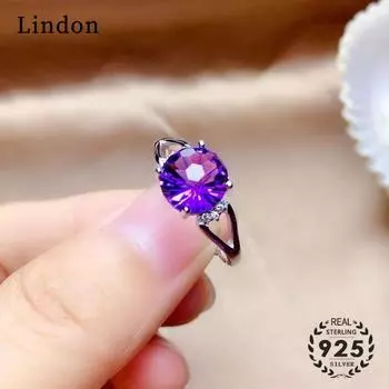 Классическое кольцо Lindon из медного сплава с цирконием, женские ювелирные изделия, свадебный подарок для вечеринки