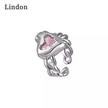 Классическое кольцо Lindon из медного сплава с цирконием, женские ювелирные изделия, свадебный подарок для вечеринки серебряный