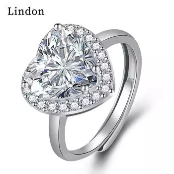 Классическое кольцо Lindon из медного сплава с цирконием, женские ювелирные изделия, свадебный подарок для вечеринки