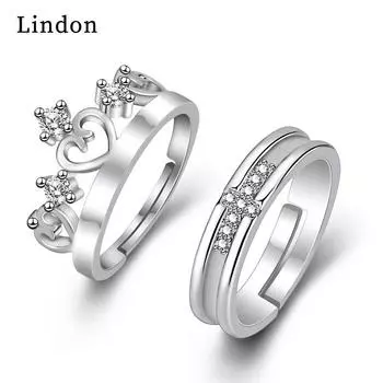 Классическое кольцо Lindon из медного сплава с цирконием, женские ювелирные изделия, свадебный подарок для вечеринки