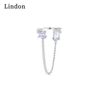 Классическое кольцо Lindon из медного сплава с цирконием, женские ювелирные изделия, свадебный подарок для вечеринки