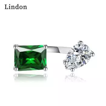 Классическое кольцо Lindon из медного сплава с цирконием, женские ювелирные изделия, свадебный подарок для вечеринки