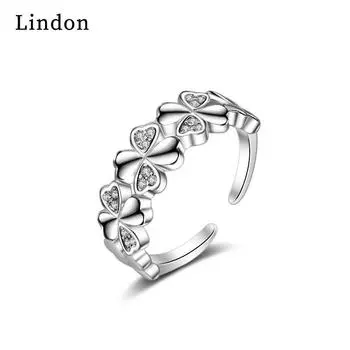 Классическое кольцо Lindon из медного сплава с цирконием, женские ювелирные изделия, свадебный подарок для вечеринки