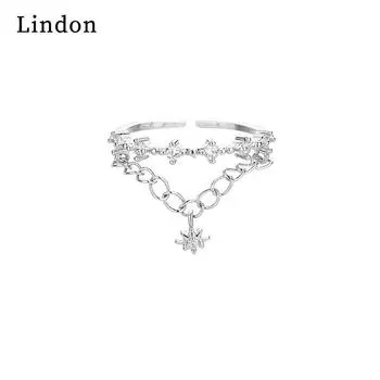 Классическое кольцо Lindon из медного сплава с цирконием, женские ювелирные изделия, свадебный подарок для вечеринки