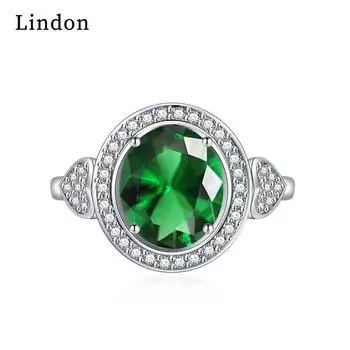 Классическое кольцо Lindon из медного сплава с цирконием, женские ювелирные изделия, свадебный подарок для вечеринки