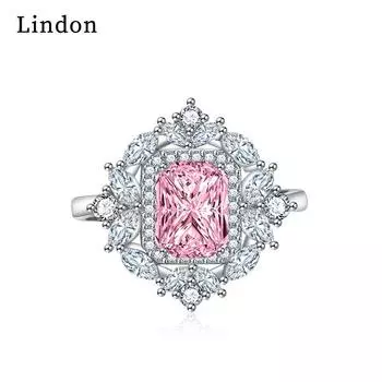 Классическое кольцо Lindon из медного сплава с цирконием, женские ювелирные изделия, свадебный подарок для вечеринки