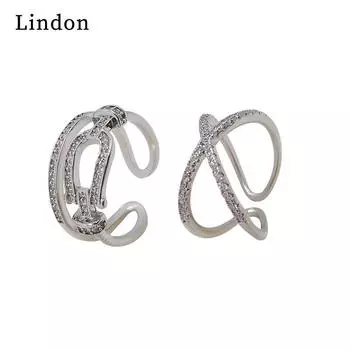 Классическое кольцо Lindon из медного сплава с цирконием, женские ювелирные изделия, свадебный подарок для вечеринки