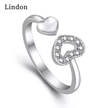 Классическое кольцо Lindon из медного сплава с цирконием, женские ювелирные изделия, свадебный подарок для вечеринки