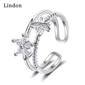 Классическое кольцо Lindon из медного сплава с цирконием, женские ювелирные изделия, свадебный подарок для вечеринки