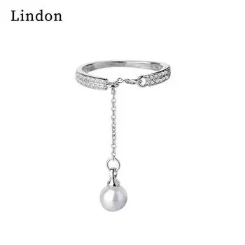 Классическое кольцо Lindon из медного сплава с цирконием, женские ювелирные изделия, свадебный подарок для вечеринки