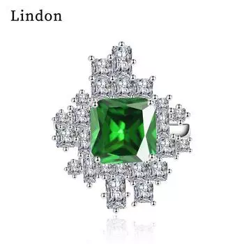 Классическое кольцо Lindon из медного сплава с цирконием, женские ювелирные изделия, свадебный подарок для вечеринки