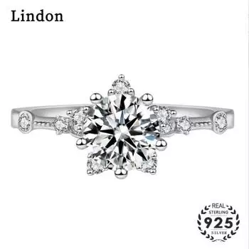 Классическое кольцо Lindon из медного сплава с цирконием, женские ювелирные изделия, свадебный подарок для вечеринки