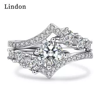 Классическое кольцо Lindon из медного сплава с цирконием, женские ювелирные изделия, свадебный подарок для вечеринки