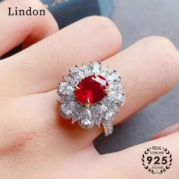 Классическое кольцо Lindon из медного сплава с цирконием, женские ювелирные изделия, свадебный подарок для вечеринки