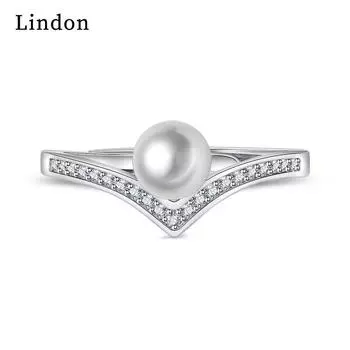 Классическое кольцо Lindon из медного сплава с цирконием, женские ювелирные изделия, свадебный подарок для вечеринки
